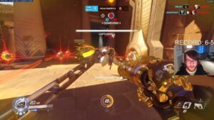 ONE HOOK ROADHOG - HARBLEU! ROADHOG + ZARYA GAMEPLAY OVERWATCH SEASON 33 TOP 500