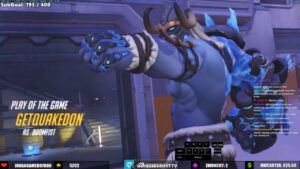 Overwatch Rollout Doomfist God GetQuakedOn Tryhard Top 500 Aggro Doomfist Gameplay