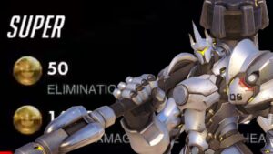 POTG! 50 ELIMS! SUPER REINHARDT GAMEPLAY OVERWATCH SEASON 32 TOP 500