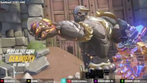 POTG! GetQuakedOn Doomfist Overwatch Gameplay Season 32 Top 500