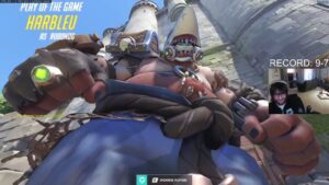 POTG! HARBLEU INSANE ROADHOG GAMEPLAY OVERWATCH SEASON 32 TOP 500