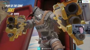 POTG! JAKE INSANE REAPER OVERWATCH GAMEPLAY SEASON 33 TOP 500