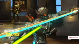 Surefour Insane Genji and Ashe gameplay! POTG! [ Overwatch Season 33 Top 500 ]