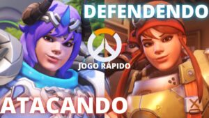 VAI FALAR QUE TÁ COM MEDO? - OVERWATCH (JOGO RÁPIDO)