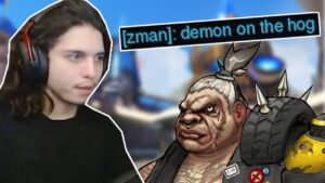 what a "demon on the hog" looks like | Overwatch