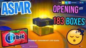 ASMR Gaming 😴 Overwatch 183 Lootboxes Relaxing Gum Chewing 🎮🎧 Controller Sounds + Whispering 💤