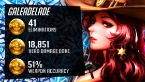 Gale #1 Hitscan Main - Cassidy (McCree) 41 elims! [ Overwatch Season 33 Top 500 ]