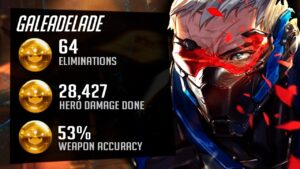 Gale Soldier 76 - 64 elims! Bronze To GM Soldier 76 only! [ Overwatch Season 33 Top 500 ]
