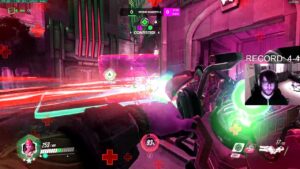 Harbleu #1 Zarya gameplay on King's Row! [ Overwatch Season 33 Top 500 ]