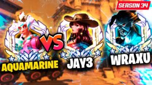 Aquamarine Junkrat VS Wraxu Hanzo + Jay3 Cassidy! [ Overwatch Season 34 Top 500 ]