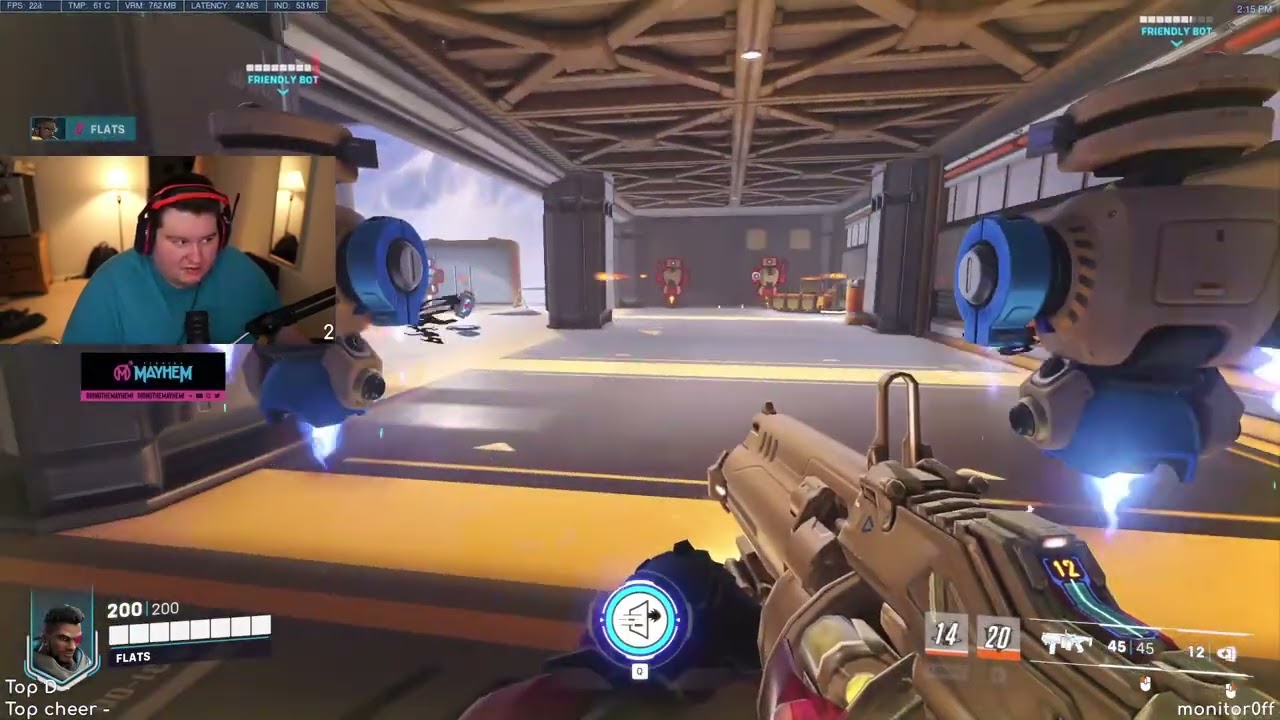 Flats tests out the new baptiste buff in Overwatch 2 Over Watch