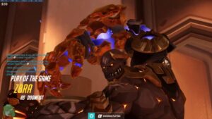 Overwatch Doomfist God ZBRA Predator Of Oasis -POTG-