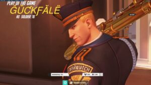 POTG! GALE INSANE SOLDIER 76 GAMEPLAY OVERWATCH SEASON 34 TOP 500