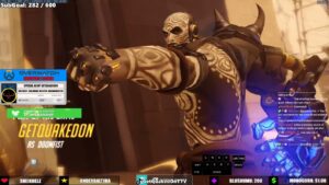 POTG! GetQuakedOn Doomfist God Gameplay Overwatch Season 34 Top 500