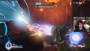 19K DMG! HARBLEU ZARYA GAMEPLAY OVERWATCH SEASON 34 TOP 500