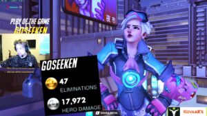 Danteh #1 Tracer in the World?! 47 elims! POTG! [ Overwatch Season 34 Top 500 ]