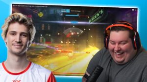Flats Reacts to Best of XQC montage in Overwatch