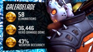 Gale showing his Insane Soldier 76 skill! 58 elims! [ Overwatch Season 34 Top 500 ]