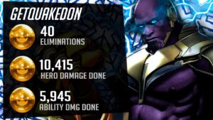 GetQuakedOn #1 Doomfist Main?! 40 elims! POTG! [ Overwatch Season 34 Top 500 ]