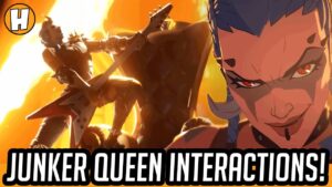 Overwatch 2 Interactions - Junker Queen Beta Interactions and Voice Lines! | Hammeh