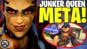 Overwatch 2: Junker Queen HUGE Life Leech BRAWL! - New Hero Analysis