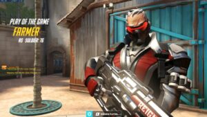 Overwatch  Human Aimbot Dafran Does Not Need Soldier' Visor -POTG-