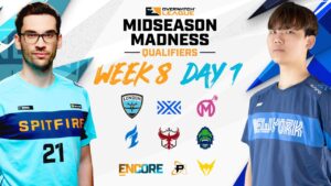 Overwatch League 2022 Season | Midseason Madness Qualifiers | Week 8 Day 1 - West +East Encore