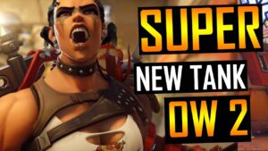 SUPER FULL JUNKER QUEEN GAMEPLAY NEW HERO OVERWATCH 2 PVP BETA