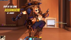 Aquamarine #1 Junkrat in the World! POTG! [ Overwatch Season 35 Top 500 ]