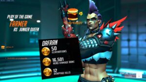 Dafran Insane Junker Queen - 50 elims! POTG! [ Overwatch 2 Beta Gameplay ]