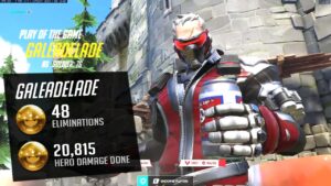 Gale Sick Soldier 76 - 48 elims! [ Overwatch Season 35 Top 500 ]