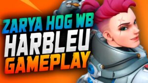 Harbleu Zarya Hog and Hammod gameplay - Overwatch Season 35 Top 500