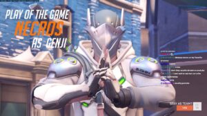 Necros Fastest Carry Genji - POTG! [ Overwatch 2 PVP Beta ]