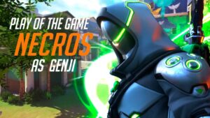 Necros Fastest Genji God - 45 elims! POTG! [ Overwatch 2 Beta ]