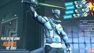 Necros OP Genji Main - POTG! [ Overwatch 2 PVP Beta ]