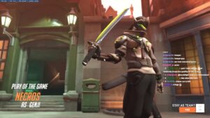 Necros Sick Genji Gameplay - POTG! [ Overwatch 2 PVP Beta ]