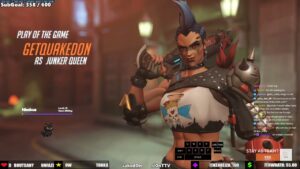 POTG! IMBA?! GetQuakedOn JUNKER QUEEN Gameplay Overwatch 2 PVP BETA