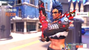 Pelican Pro Korean Junker Queen Gameplay - POTG! [ Overwatch 2 Beta ]