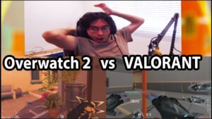 TenZ uses JETT KNIFE in OVERWATCH 2 vs VALORANT