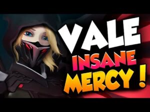 Vale #1 Mercy gameplay on Junkertown map [ Overwatch Season 35 Top 500 ]