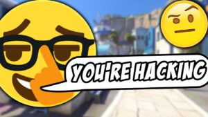 WEIRD PLAYER CALLS ME A HACKER ON STREAM?! (CRINGIEST TEAMMATE IN OVERWATCH!?)