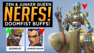 Zenyatta & Junker Queen NERFED! - Doomfist BUFFED!