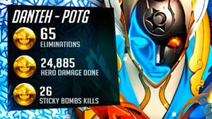 Danteh Best Echo in the World - 65 elims! POTG! [ Overwatch Season 35 Top 500 ]