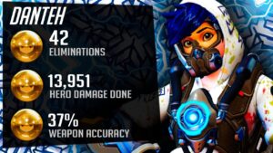 Danteh Pro Tracer Main - 42 elims! [ Overwatch Season 35 Top 500 ]
