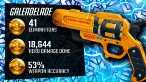 Gale Hitscan Main Soldier 76 and Cassidy - 41 elims! [ Overwatch Season 35 Top 500 ]