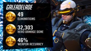 Insane Tracking with Soldier 76 - Gale! 32k DMG 49 ELIMS! [ Overwatch S35 Top 500 ]