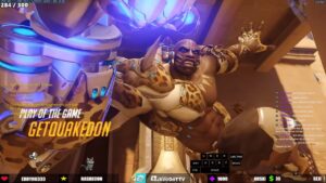 Overwatch Rollout Doomfist God GetQuakedOn Destroyer Of Anubis -POTG-