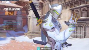 POTG! NECROS GENJI OVERWATCH GAMEPLAY SEASON 35 TOP 500