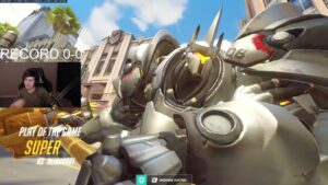 POTG! SUPER PRO REINHARDT GAMEPLAY OVERWATCH SEASON 35 TOP 500