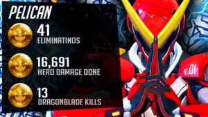 Pelican Korean DPS Rank 5 Genji Gameplay! [ Overwatch Season 35 Top 500 ]